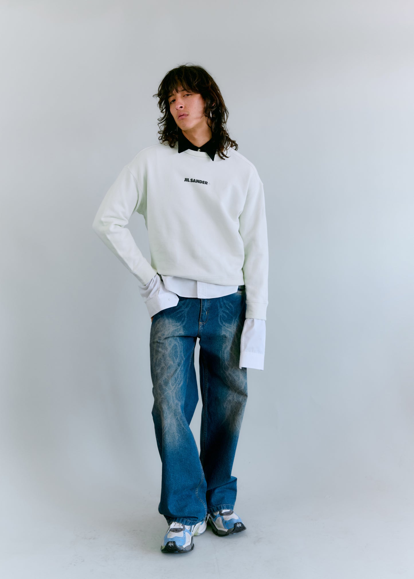 Hoodie Crew Neck Jil Sander