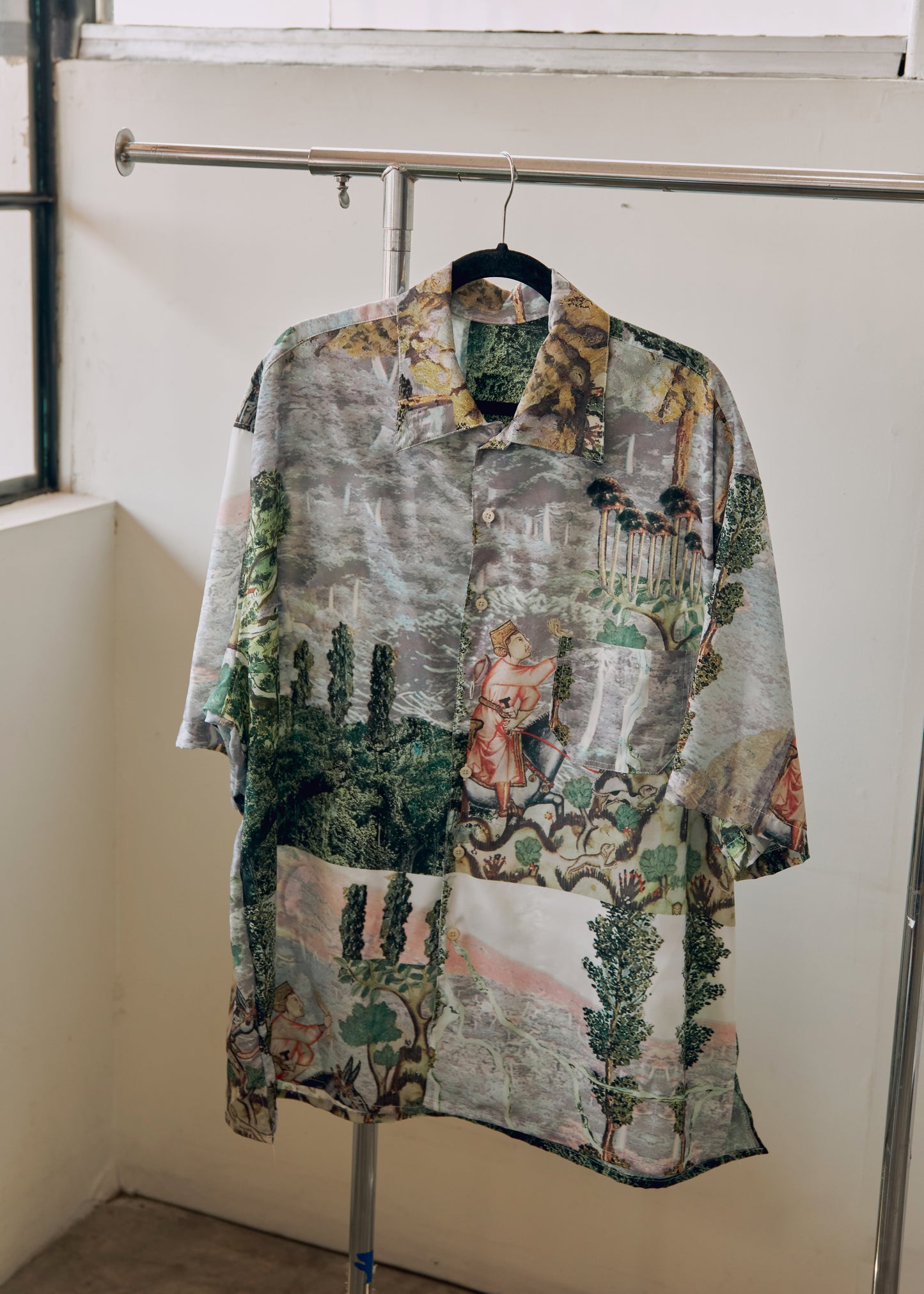 Camisa printed Oriental vibes