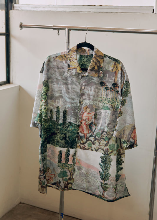 Camisa printed oversized