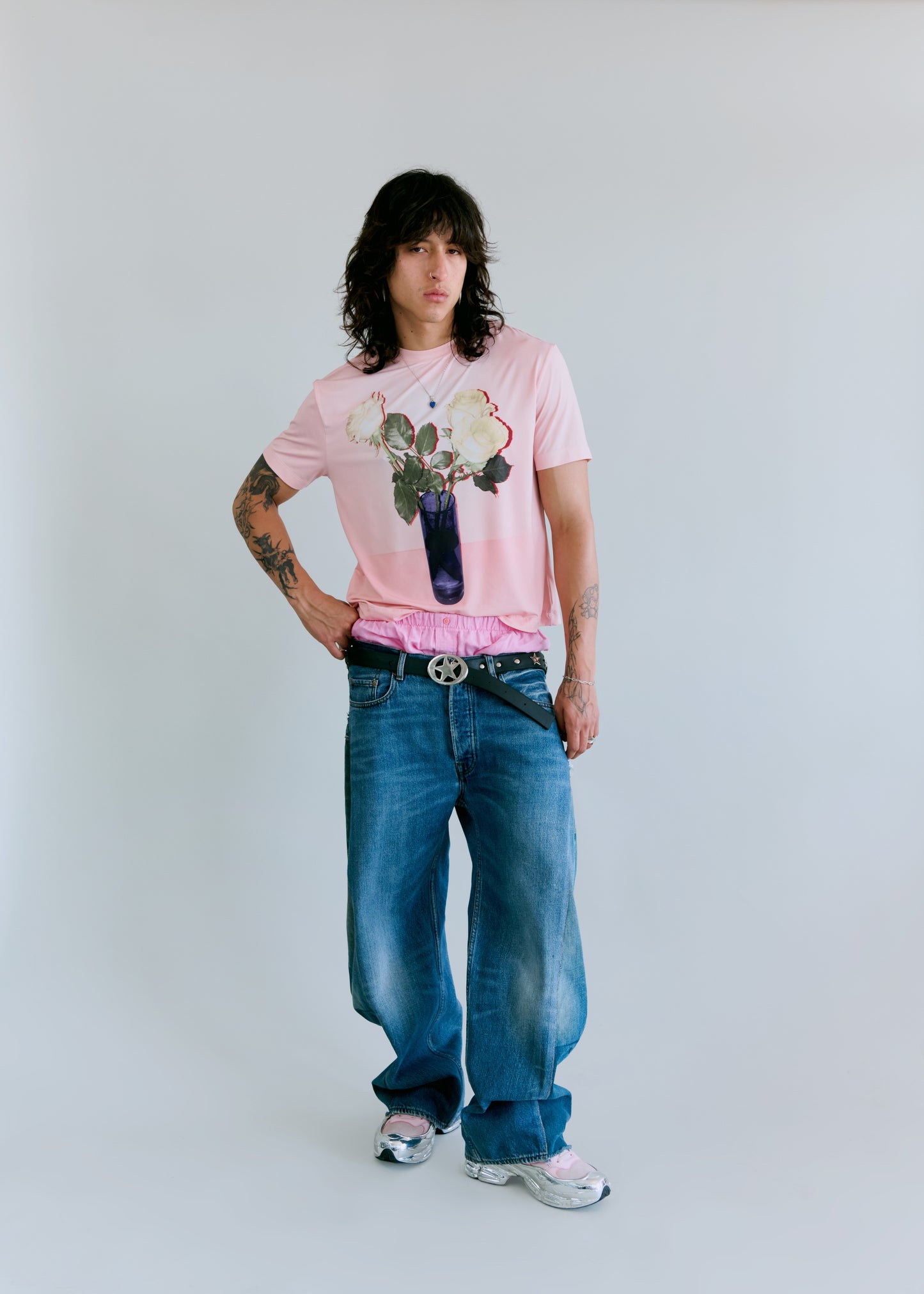 Playera Acne Studios vintage cropped