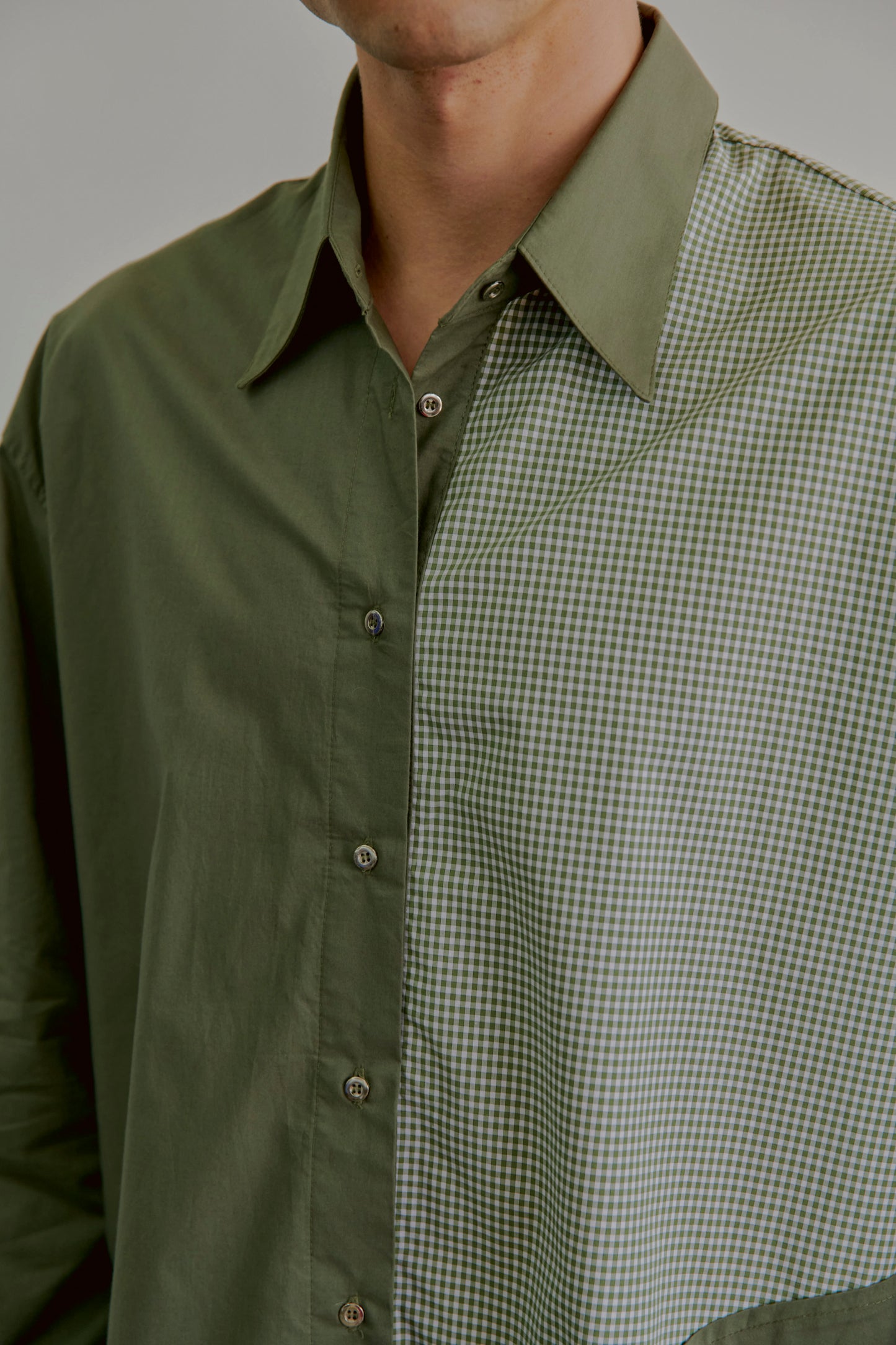 Camisa panels verde JT