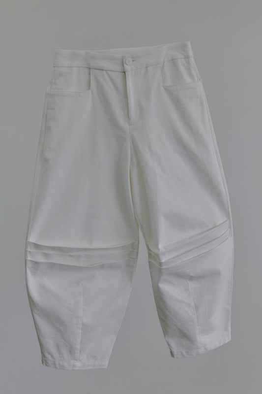 Pantalones wide blancos